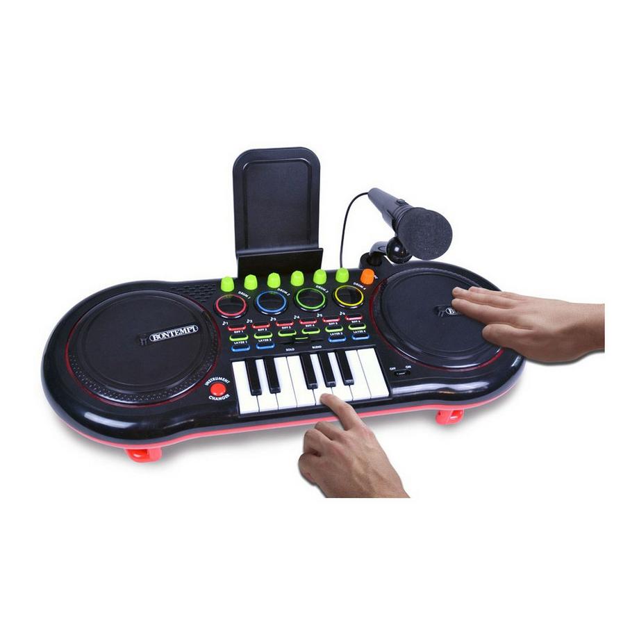 BONTEMPI  DJ Mixer mit Mikrophon 