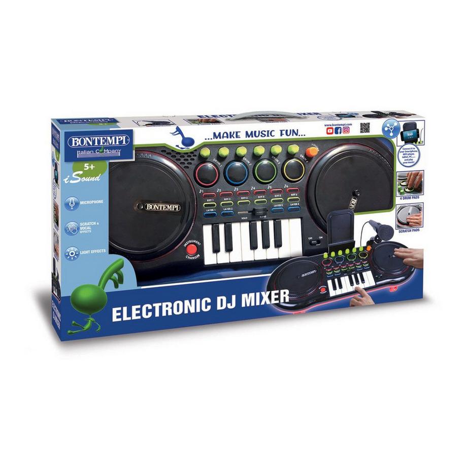 BONTEMPI  DJ Mixer mit Mikrophon 