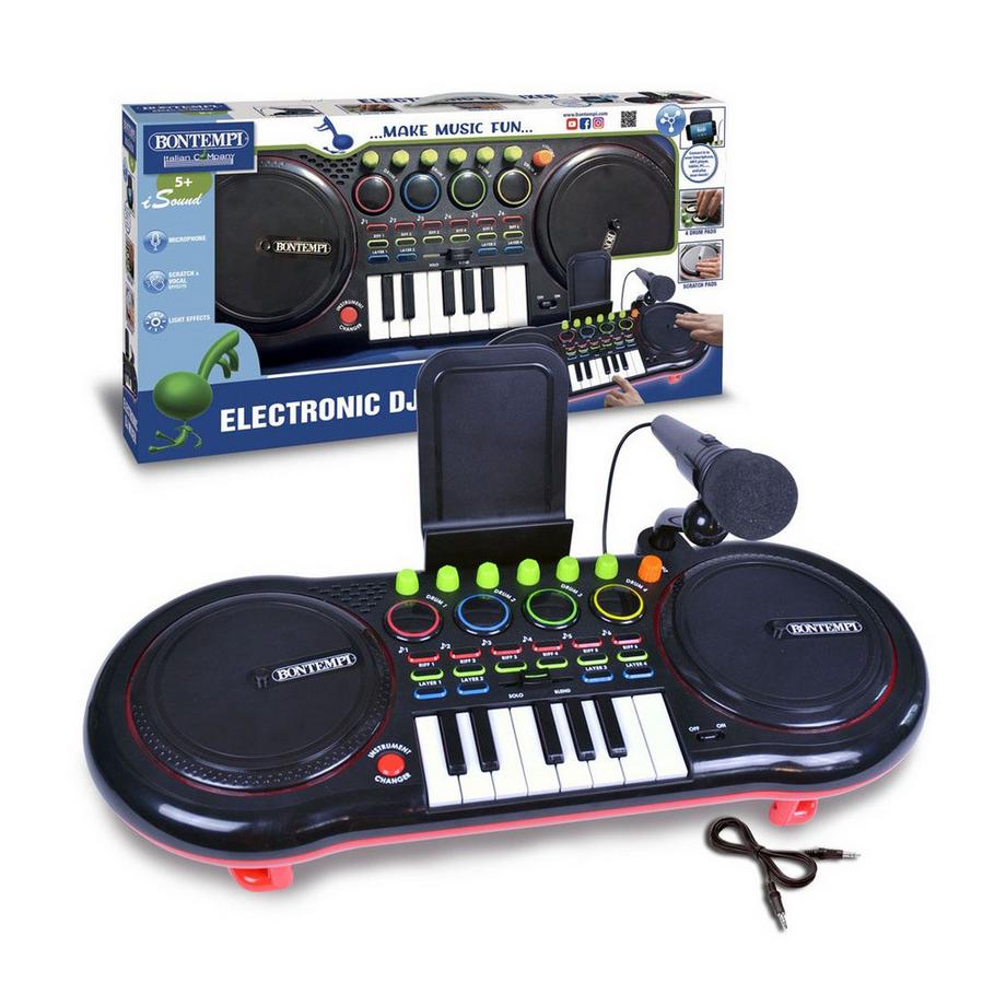 BONTEMPI  DJ Mixer mit Mikrophon 