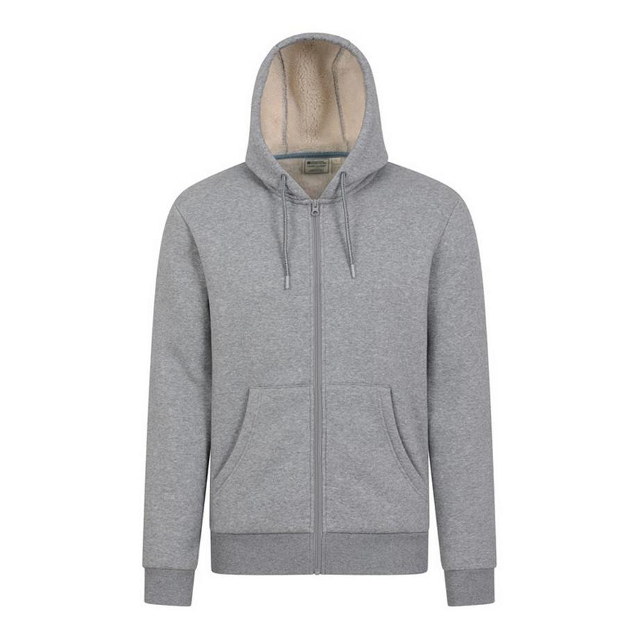 Dalton Hoodie mit durchgehendem Reißverschluss mit Borg gefüttert