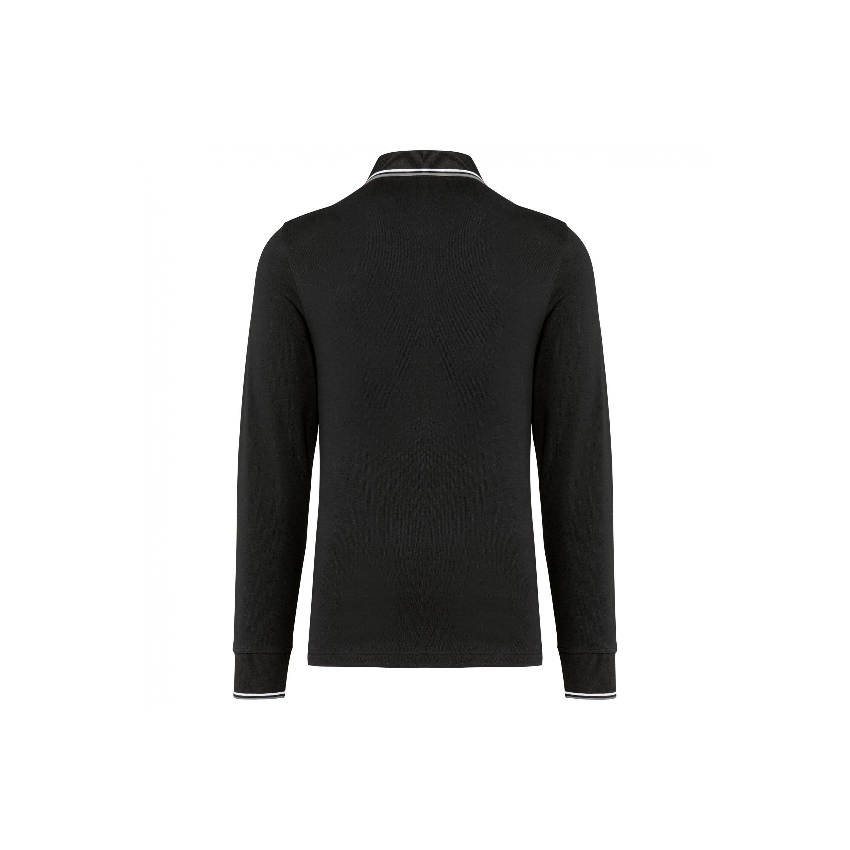 Kariban Piqué Strick Langarm Poloshirt  