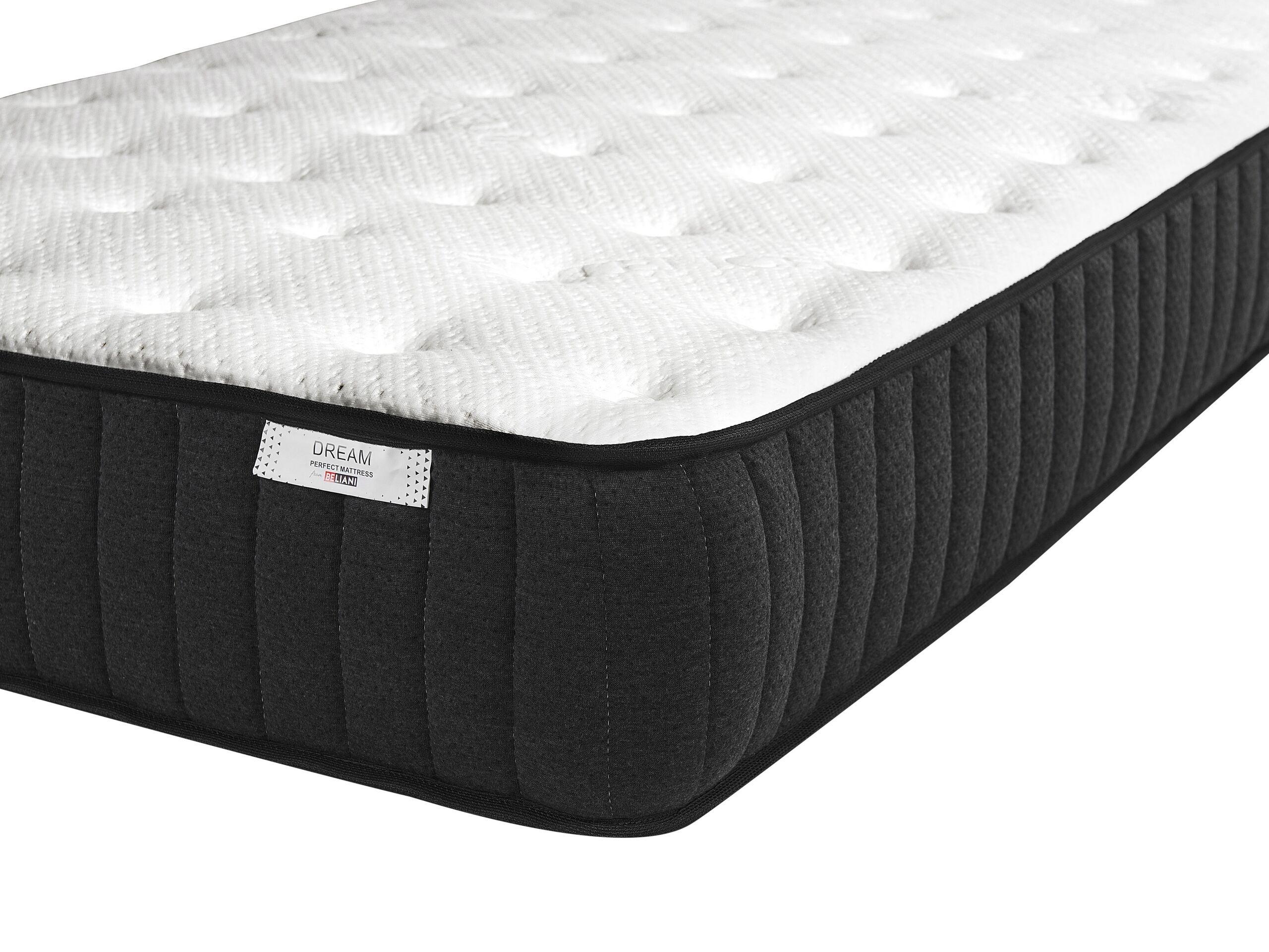 Beliani Matelas à ressorts ensachés en Polyester DREAM - Dur  