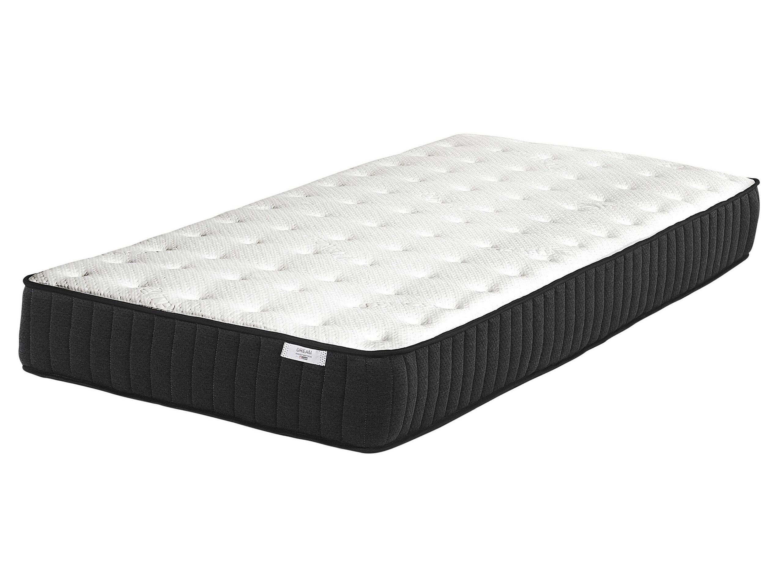 Beliani Matelas à ressorts ensachés en Polyester DREAM - Dur  