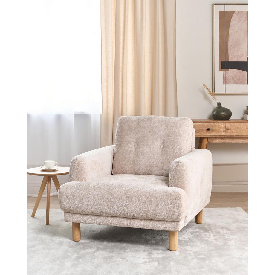Beliani Sessel aus Bouclé  TUVE  