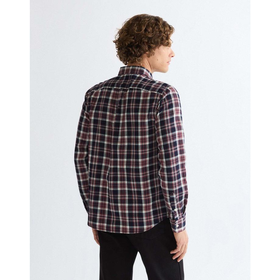 Wrangler Camicia a maniche lunghe a quadri con tasca pettorale  