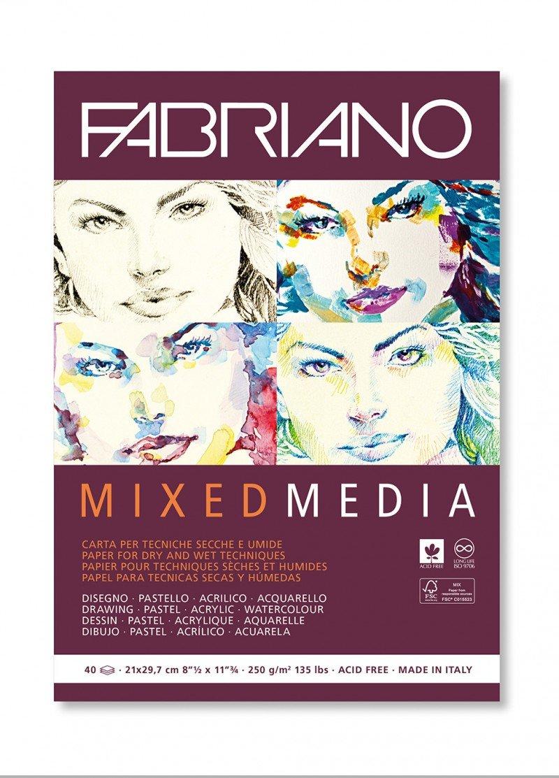 FABRIANO  Fabriano Mixed Media Foglio d'arte 40 fogli 