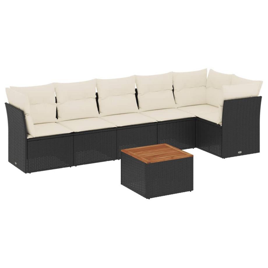 set divano da giardino Polirattan