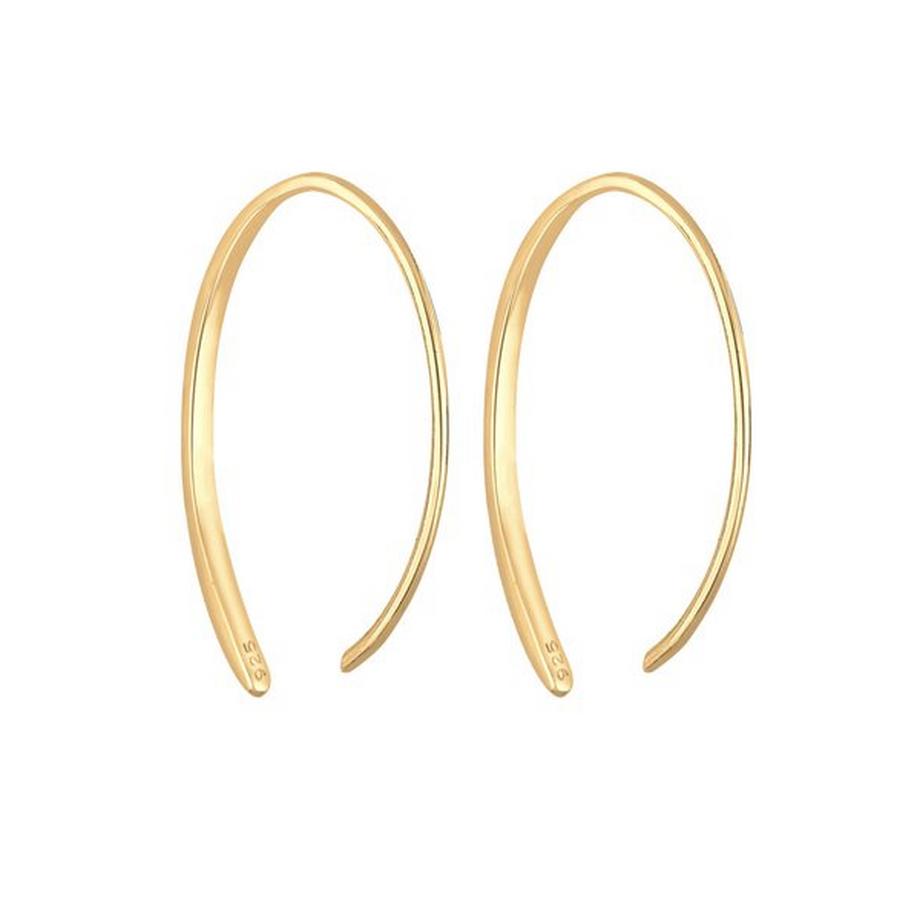 Elli  Boucles d'Oreilles Créoles Ouvert 