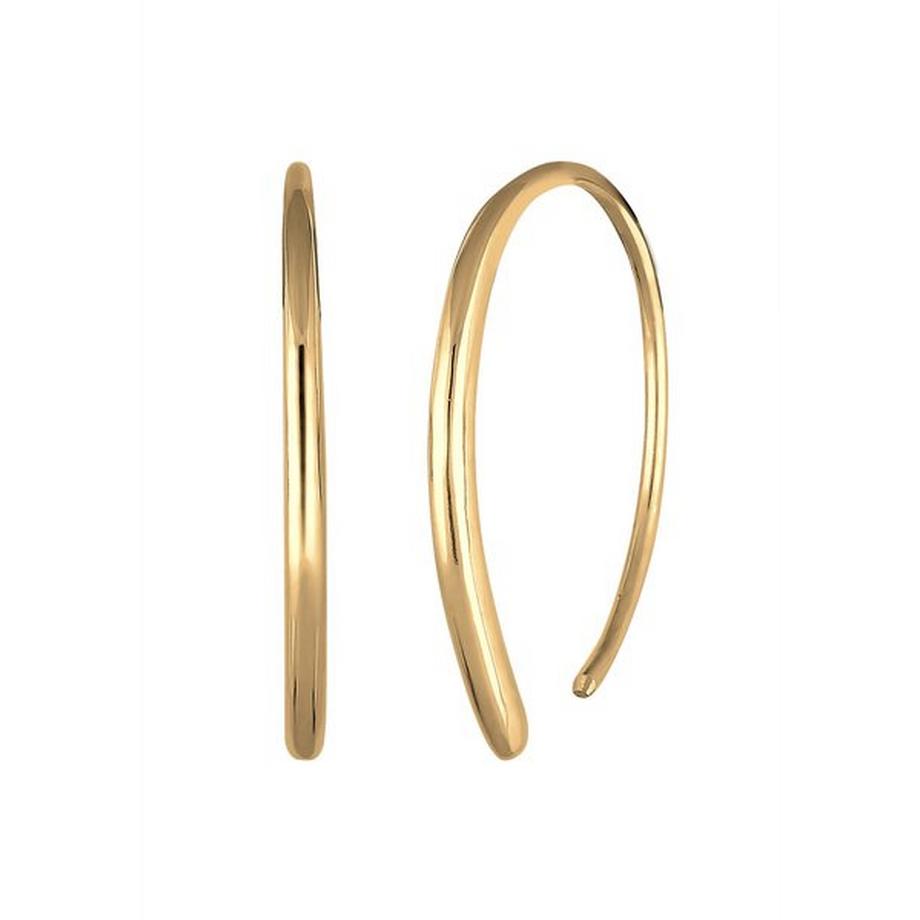 Elli  Boucles d'Oreilles Créoles Ouvert 