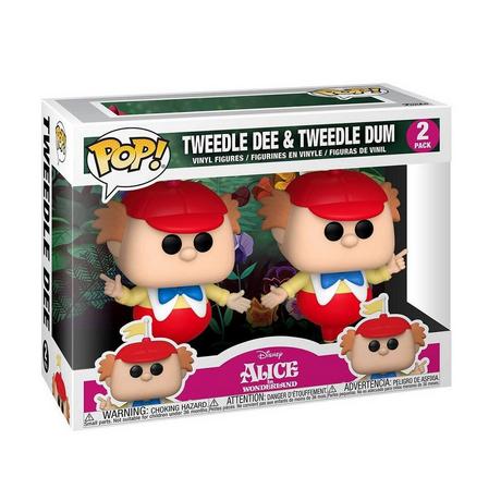 Funko  POP - Disney - Alice au pays des Merveilles - 2 - Tweedledum et Tweedledee 