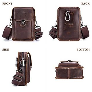 Only-bags.store Leder Vintage Gürteltasche Hüfttasche kleine Umhängetasche Umhängetasche Retro-Stil Leder Vintage Gürteltasche Hüfttasche kleine Umhängetasche Umhängetasche Retro-Stil 