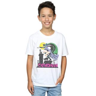 DC COMICS  Catwoman Crackle Logo TShirt 