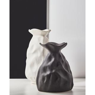 Beliani Blumenvase aus Steinzeug Modern COONTAIL  