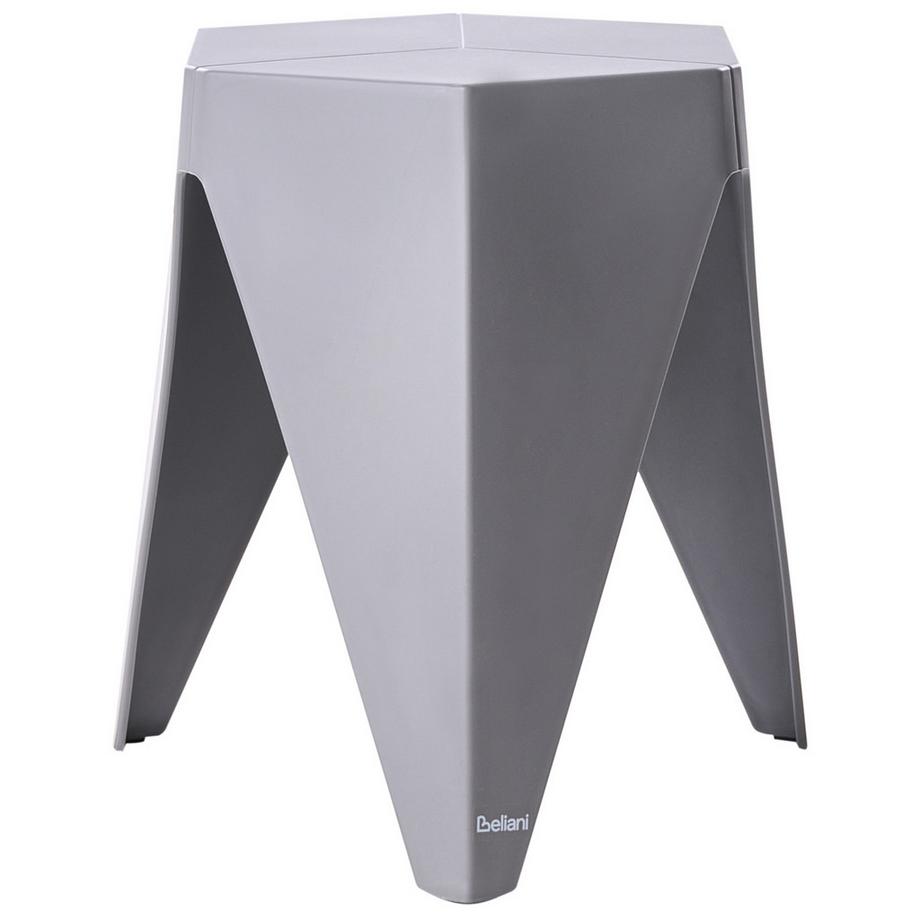 Beliani Gartenhocker 4er Set aus Kunststoff Modern KARAVOS  
