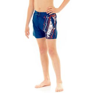 FREEGUN  short de bain court ceinture demi-élastiquée enfant eclair 