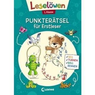 Leselöwen Punkterätsel für Erstleser - 1. Klasse (Petrol) Loewe Kreativ (Hrsg.); Loewe Lernen und Rätseln (Hrsg.); Lohr, Stefan (Illustrationen) Copertina rigida 