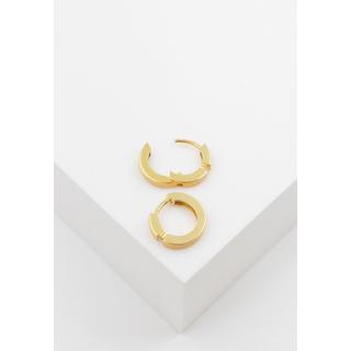 MUAU Schmuck  Creolen Gelbgold 750 Diamant 0.05ct. 13mm 