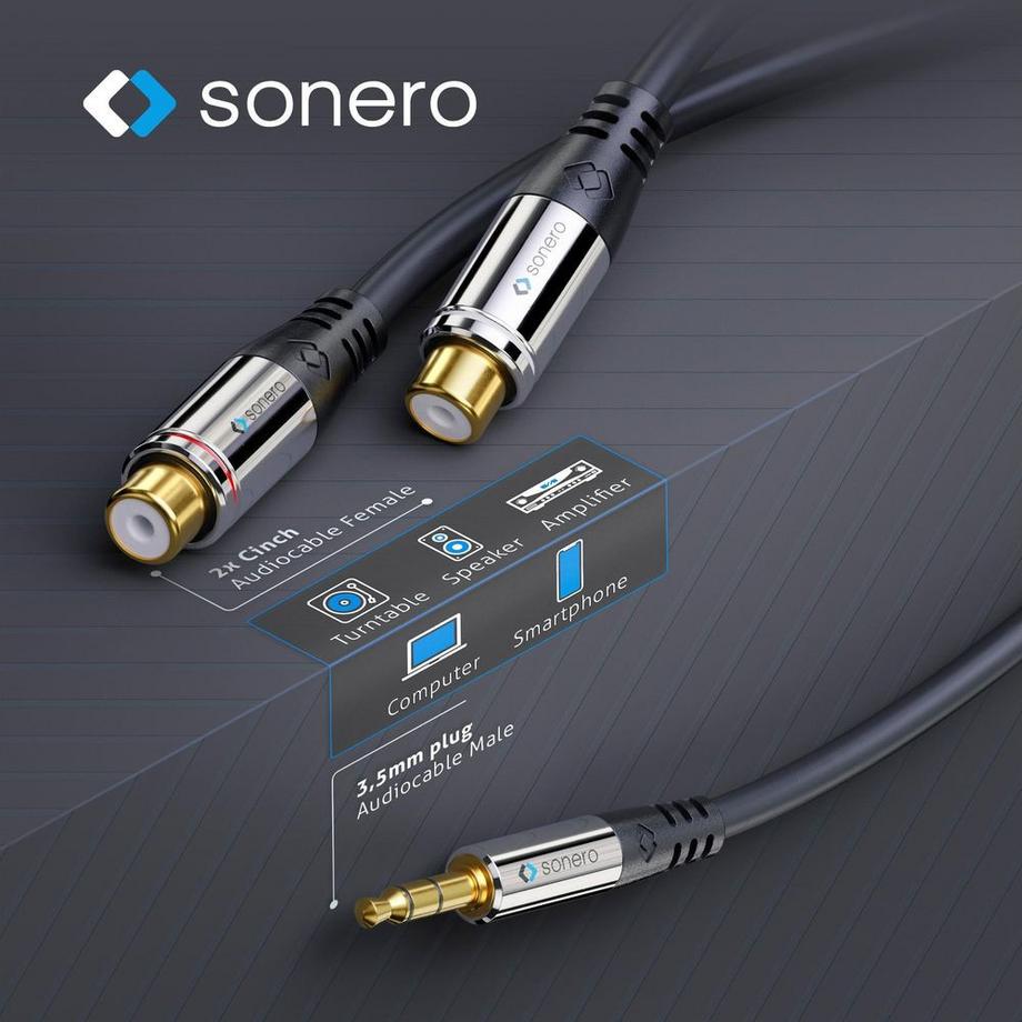 sonero  3.5 mm – 2xCinch 