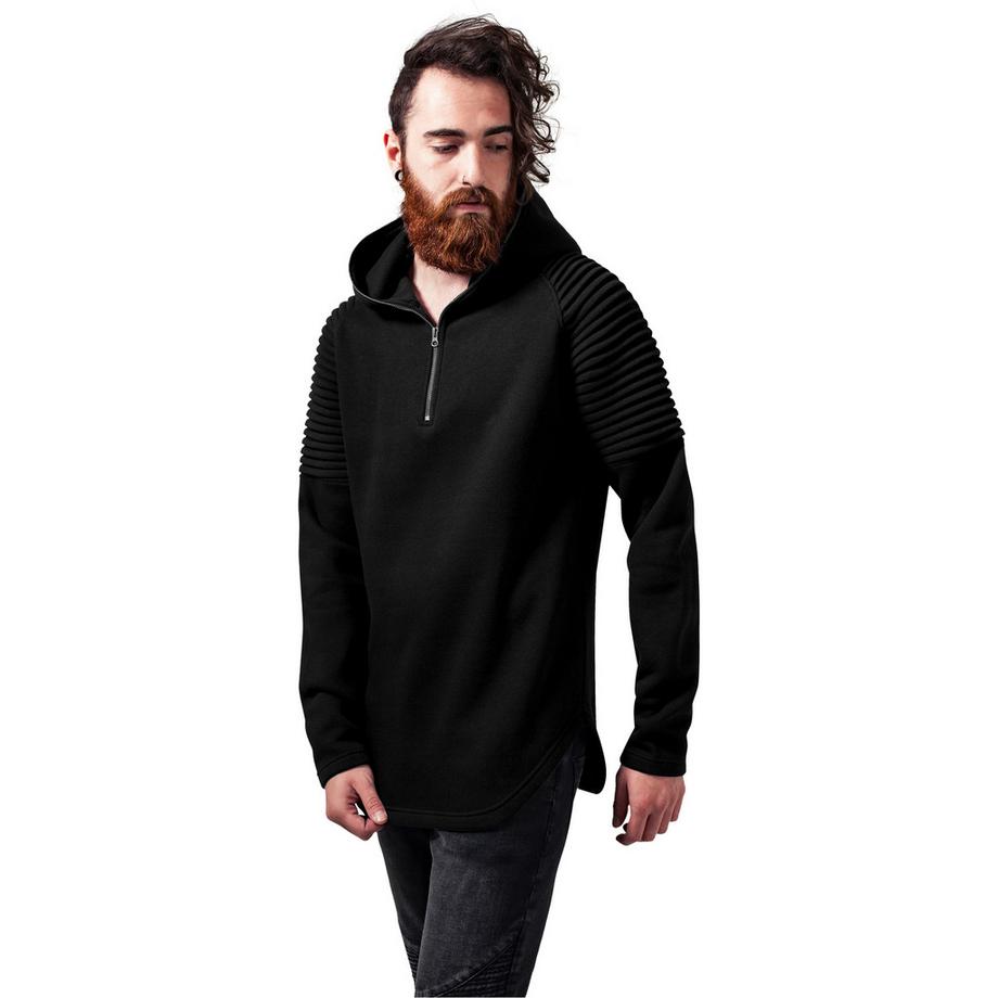 URBAN CLASSICS Sweatshirt à capuche Pleat Sleeve Terry  