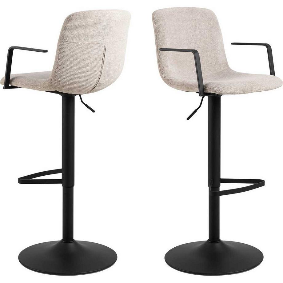 Tabouret de bar Manro beige (1 pièce)