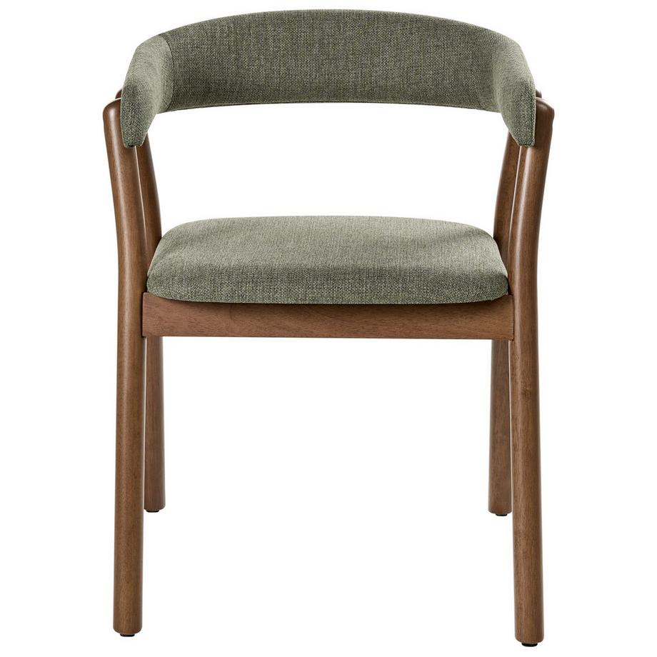 Beliani Lot de 2 chaises de salle à manger en Tissu Rétro MYLO  