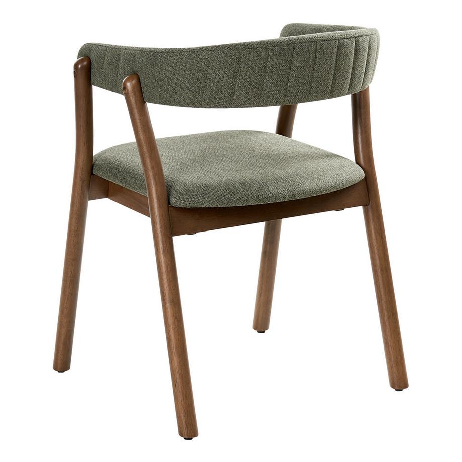 Beliani Lot de 2 chaises de salle à manger en Tissu Rétro MYLO  