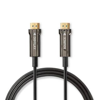 Nedis  Câble HDMI Ultra High Speed Active Optical avec Ethernet | Connecteur HDMI™ | Connecteur HDMI™ | 8K@60Hz | 48 Gbps | 20.0 m | Rond | PVC | Noir | Boîte cadeau 