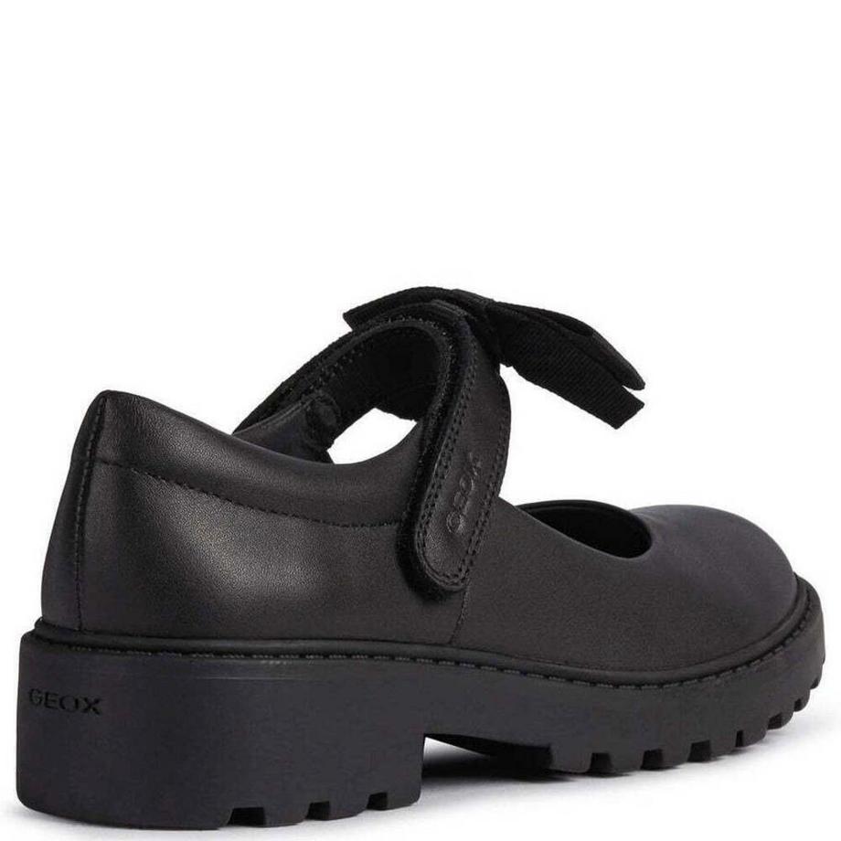 GEOX Casey Ballerina Scarpe per uniforme scolastica con fiocco  
