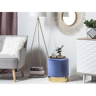 Beliani Pouf aus Samtstoff Modern SOPHIA  