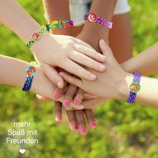 Activity-board  Freundschaft Armband machen Kit, Schmuck machen Kit Handwerk DIY Armband Schnur Reise Belohnung Aktivität Set 