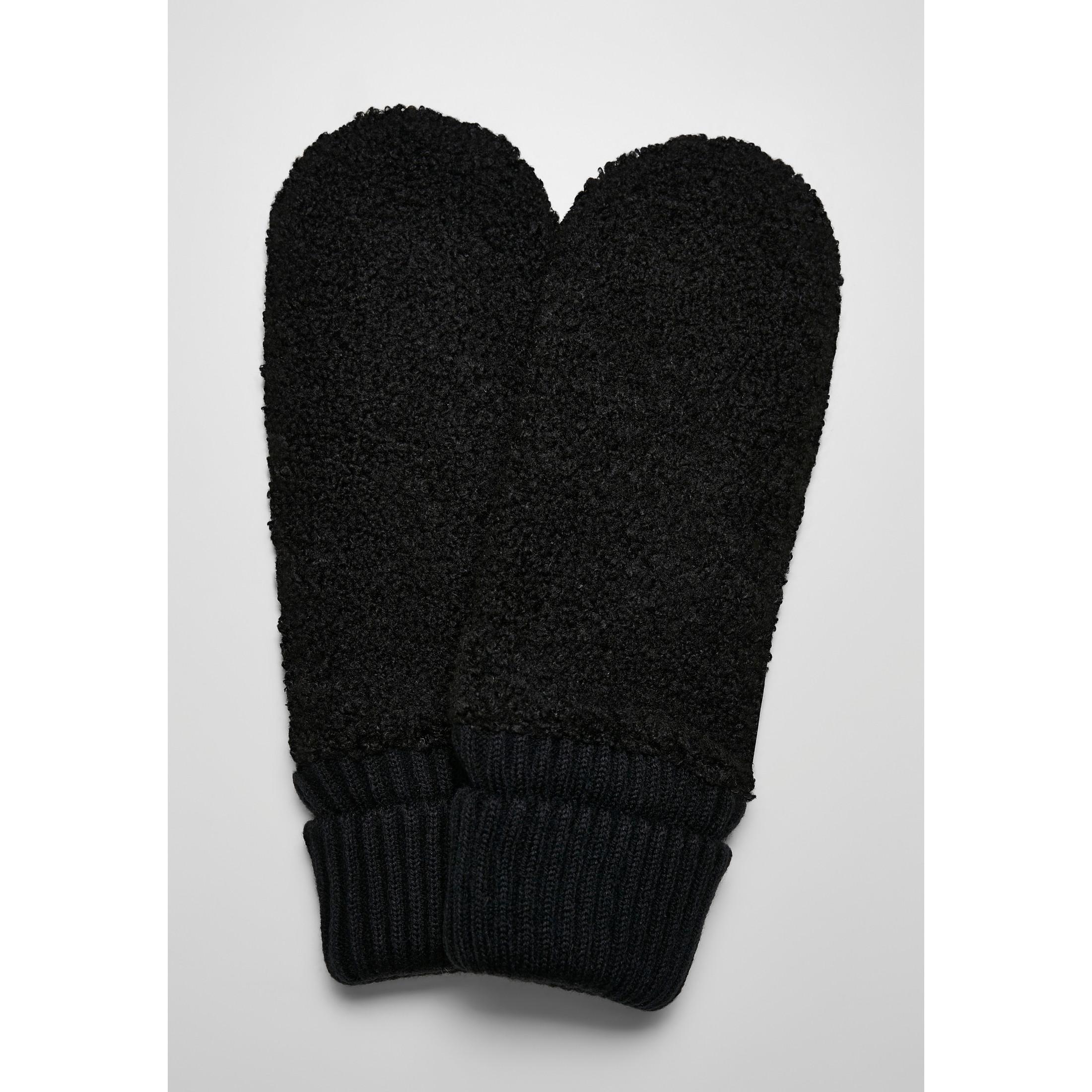 URBAN CLASSICS  gants sherpa imitation leather 