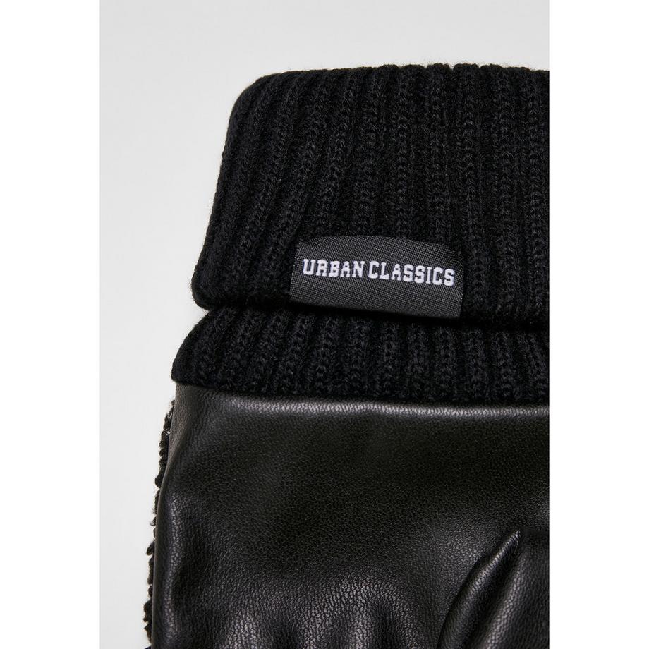 URBAN CLASSICS Moufles Sherpa Imitation Cuir  