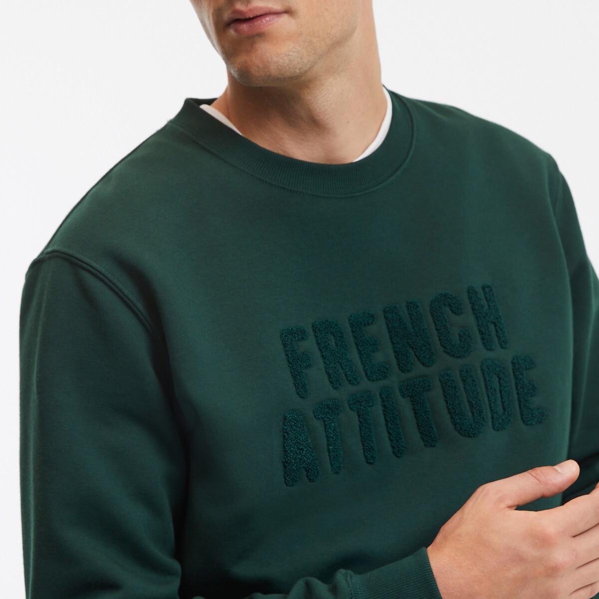 La Redoute Collections  Sweat&nbsp;brodé col rond French attitude 