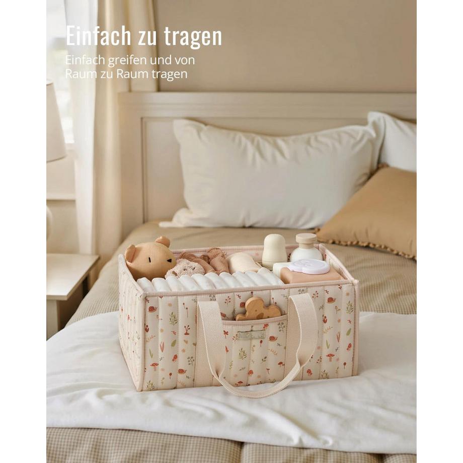 Only-bags.store Windel Caddy Organizer, Babywindel Caddy für Windelstation  