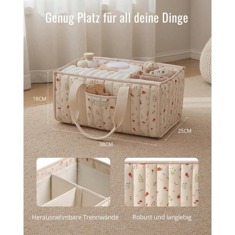 Only-bags.store Windel Caddy Organizer, Babywindel Caddy für Windelstation  