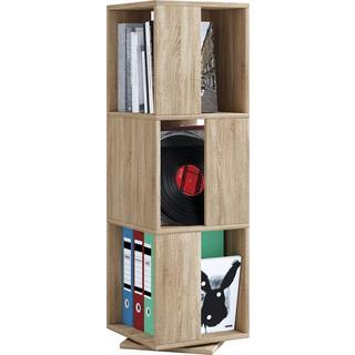 VCM Holz Stand Regal Büroregal Aktenregal Bücherregal drehbar Rondell Stifta XL  