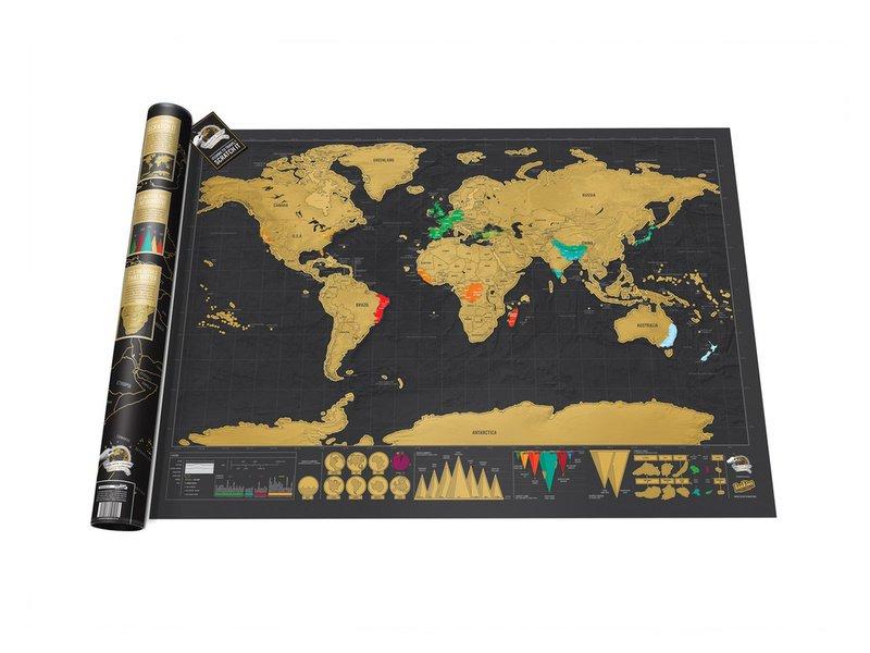 Gameloot Scratch Map Versione Deluxe - Mappa Scratchable  