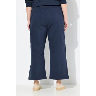 Ulla Popken Jupe-culotte en molleton Jambe Large Taille Élastique Coton Bio  