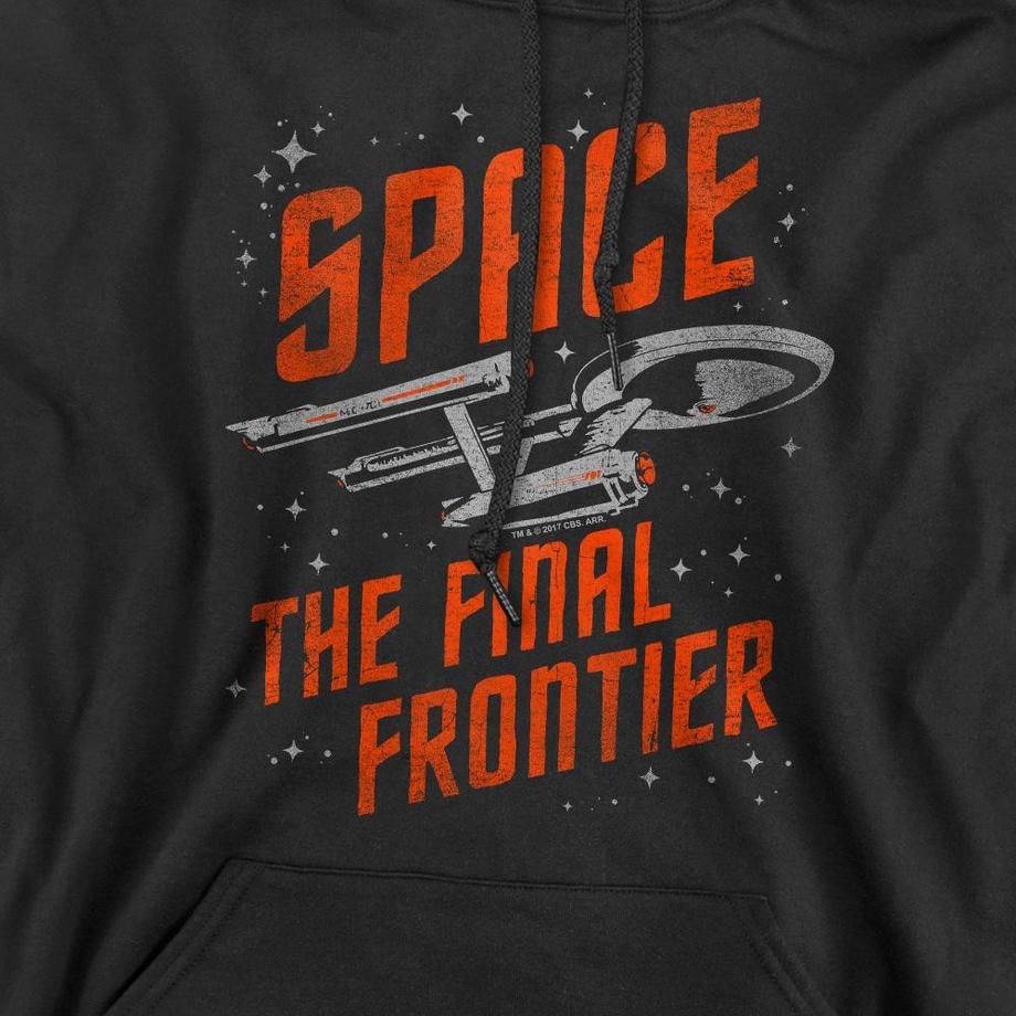 Star Trek Felpa con cappuccio Space Travel  