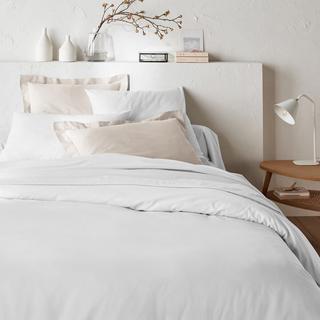 La Redoute Intérieurs Scenario Drap Housse Uni pour Matelas Hauts  