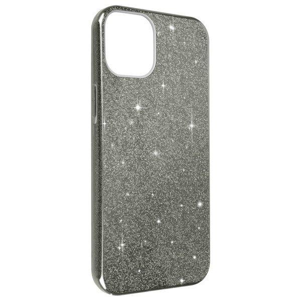 Avizar  Cover Paillette iPhone 14 Plus argento 