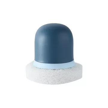 Eponge à vaisselle avec manche - bleu