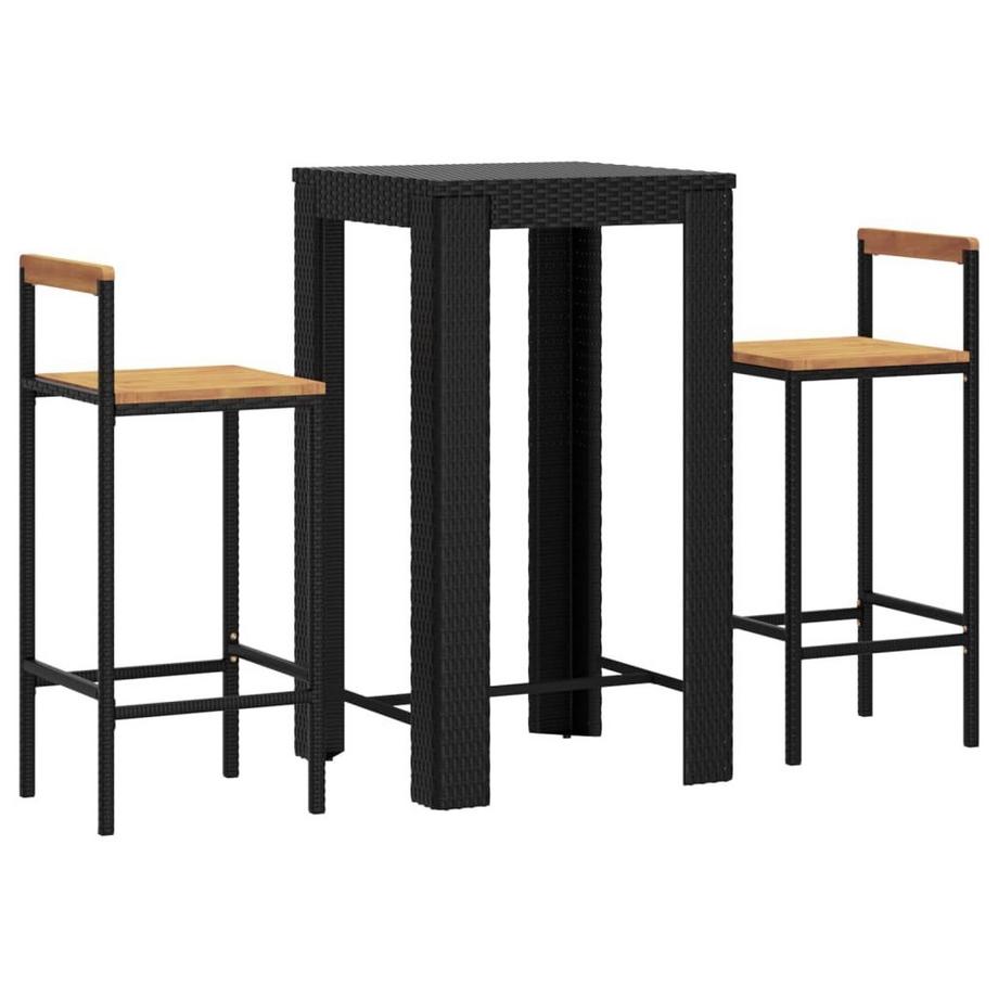 VidaXL set bar da giardino Polirattan  