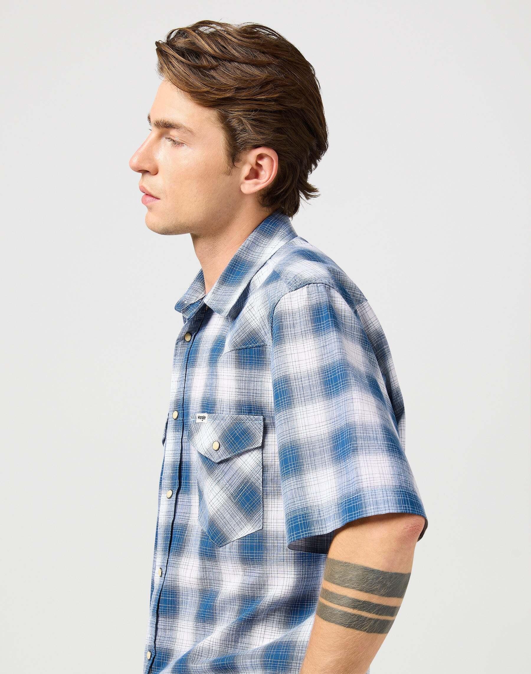 Wrangler Western Kurzarmhemd Kariert  