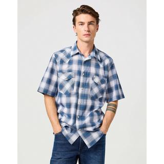 Wrangler Western Kurzarmhemd Kariert  