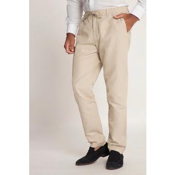 Pantalon Kos en lin mélangé. Taille élastique - jusqu'au 74