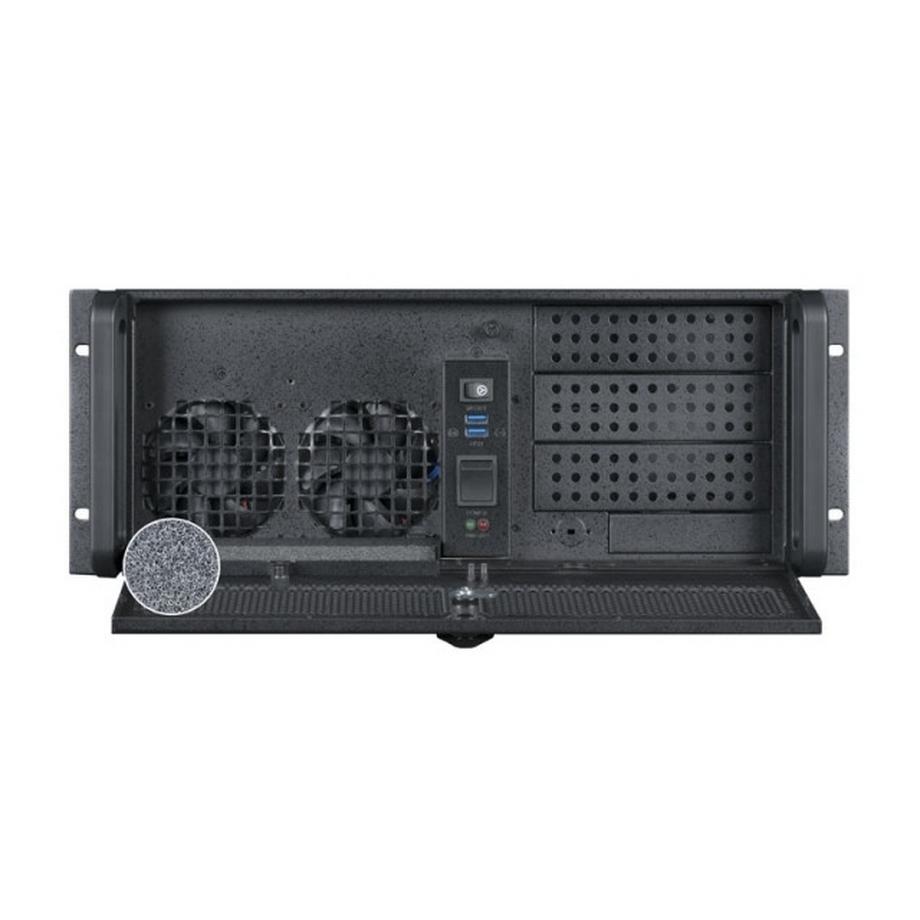 CHIEFTEC  Chieftec 19" 4U Rackmount-Servergehäuse UNC-410S-B-U3-OP 