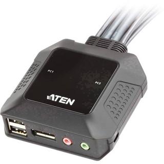 ATEN  Commutateur KVM câble DisplayPort USB 2 ports 