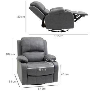 HOMCOM Fauteuil de relaxation  