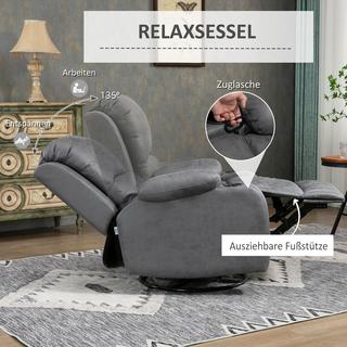 HOMCOM Fauteuil de relaxation  